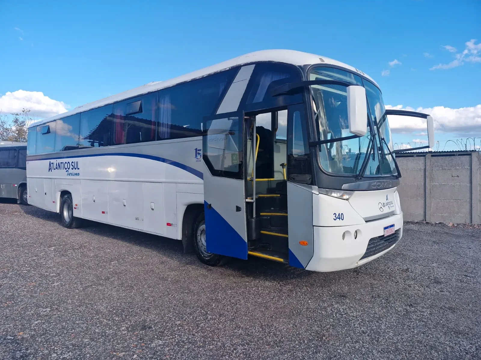 Ônibus rodoviário da Atlântico Sul Turismo